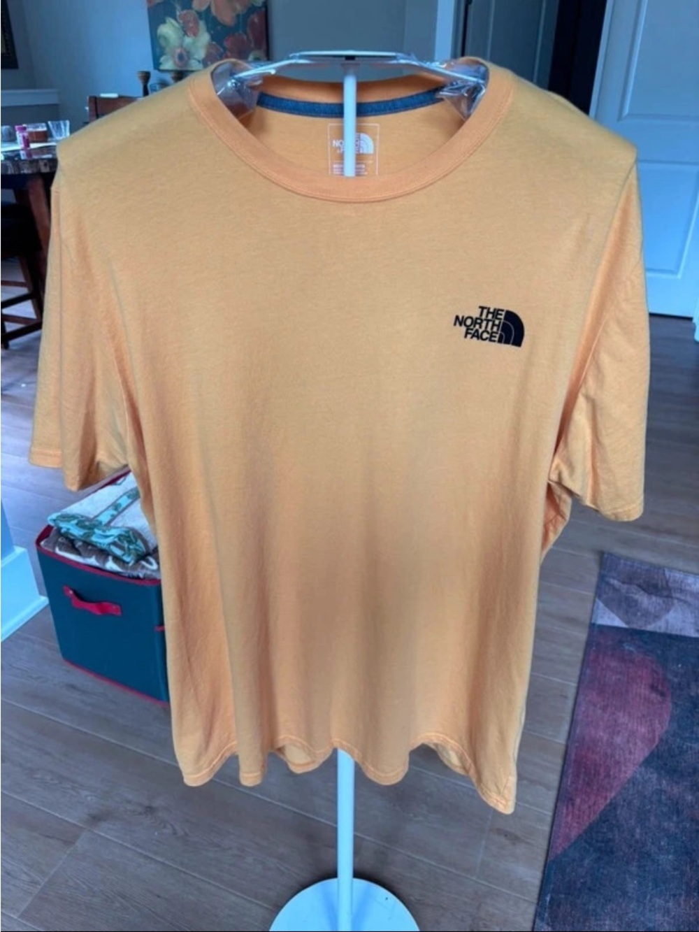 The North Face Men's Short-Sleeve Crew Tee in Peach